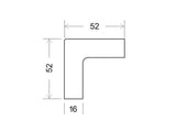 Fijación L para la composición de iluminación modular de vitrinas VITRA.