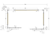 VITRA es el nuevo sistema de iluminación LED patentado que funciona como un sistema modular de fácil instalación y adaptable a cualquier tamaño de vitrina.