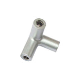 Conector con conectores DC hembra en sus extremos para la composición de iluminación modular de vitrinas VITRA.