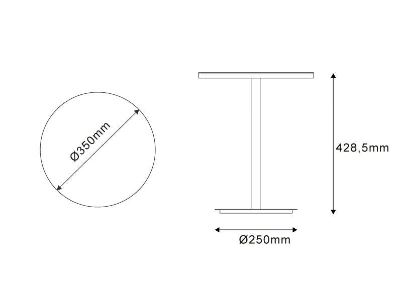 Lámpara de escritorio con led Samsung de alta potencia. Con un diseño estilizado, moderno y funcional, realizado con materiales de alta calidad, su haz de luz ofrece una amplia iluminación.