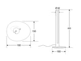 Lámpara singular realizada por artesanos experimentados que aportan una iluminación original y exclusiva para crear ambientes únicos en cualquier lugar. Incluye mando a distancia para apagar/encender, controlar la intensidad y efectos de la luz. Incluye la nueva tira led profesional SAMSUNG SMD2216 - CRI95