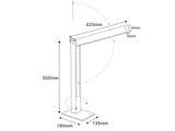 La lámpara de mesa CARFI está fabricada en madera de aliso y luminaria led con sensor táctil y regulador de intensidad. Con una altura de 50cm y totalmente orientable en cualquier posición.