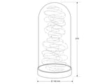 Un nuevo concepto de iluminación decorativa que produce un mágico ambiente en la oscuridad de la estancia, reflejando los destellos luminosos por el delicado fanal de vidrio que lo envuelve. Incluye mando a distancia con el que puedes seleccionar múltiples efectos, intensidad de luz y encender/apagar la lámpara. Ideal para decoración interior y navidad.