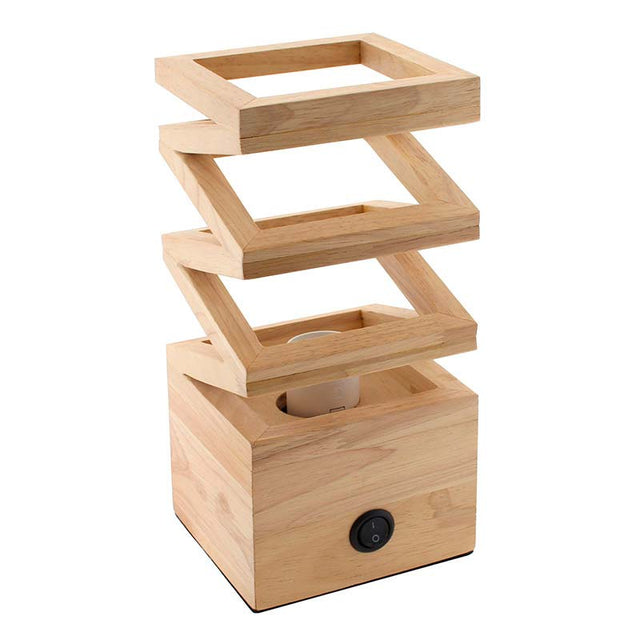 La <b>lámpara de madera DOCK Housing</b> es una creación única de diseño realizada a mano con maderas nobles con portalámpras E27 inorporado para adaptar la bombilla que más te guste.