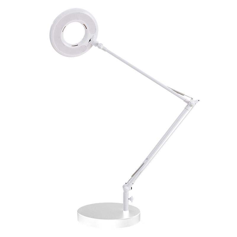 Lámpara led de estudio con brazo articulado que permite dirigir su haz de luz en cualquier dirección. Control táctil con selector de intensidad. Con un diseño clásico y funcional. Realizado con materiales de alta calidad.  