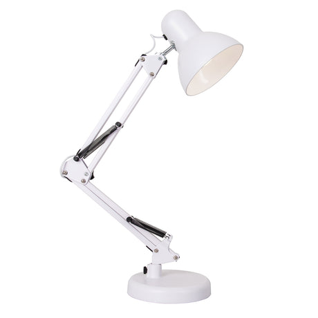 Lámpara led de estudio con brazo articulado que permite dirigir su haz de luz en cualquier dirección. Control táctil con selector de intensidad. Con un diseño clásico y funcional. Realizado con materiales de alta calidad. 
