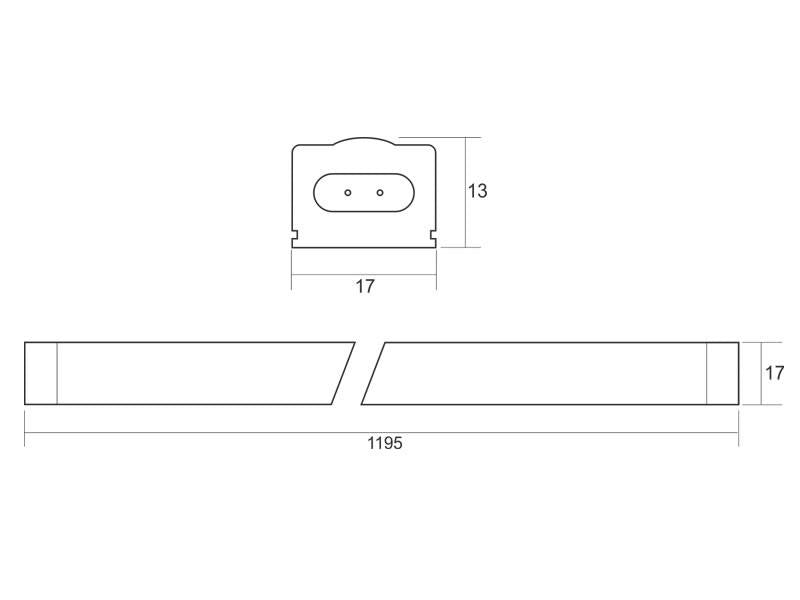 Barra led para de reducidas dimensiones y 120cm de largo que abre nuevas posibilidades a la iluminación lineal. Especialmente concebidas para la iluminación de interiores de armarios, estanterías, baldas, caravanas, etc.