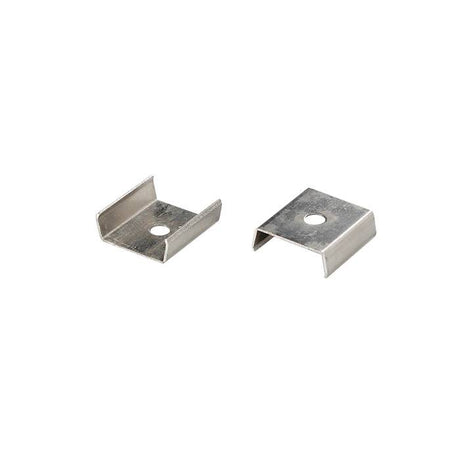 Clip de acero inoxidable que permite fijar a cualquier superficie la Barra led CONNECT.