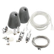 Kit de cables y accesorios para suspensión del carril MAGNETIC del techo