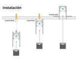 Carril de 1 metro de longitud de color negro para fijar en superficie o suspendido. Incorpora banda magnética y pistas eléctricas para conectar las luminarias MAGNETIC de forma rápida y fácil.