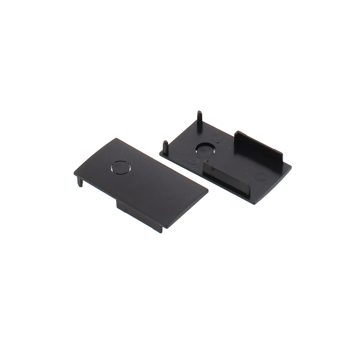 Set de 2 tapas laterales para el Carril MAGNETIC de color negro.