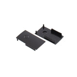 Set de 2 tapas laterales para el Carril MAGNETIC de color negro.