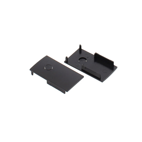 Set de 2 tapas laterales para el Carril MAGNETIC de color negro.