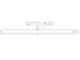 Luminaria Led para Carril Magnético. Orientable en cualquier posición. Instalación rápida y sencilla, insertar en el carril y listo para funcionar.