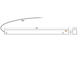 Fuente de alimentación interna con cable para alimentar el carril magnético 16mm.