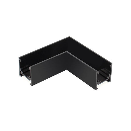 Pieza en forma de L para conectar dos tramos de carril magnético superficie de 16mm.