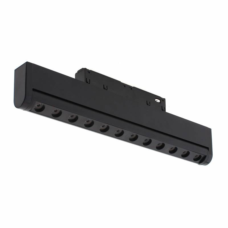 Luminaria Led para Carril Magnético 16mm. Instalación rápida y sencilla, insertar en el carril y listo para funcionar.