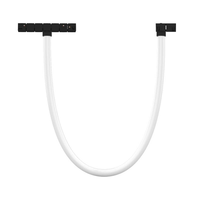 Tubo flexible de silicona con iluminción Led 360º de 1 metro de longitud para Carril Magnético redondo. Instalación rápida y sencilla, insertar en el carril y listo para funcionar.