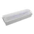 Luminaria LED de emergencia con Auto Diagnóstico de alta calidad resistente al agua con protección IP65. Más de 180 minutos de autonomía con su batería recargable de Ni-Cd. Configurable como Modo permanente y No permanente. Luz para señalización de salidas, puertas, ascensores, zonas de paso o comunes.