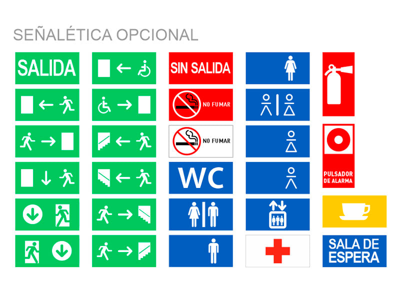Luminaria LED de emergencia con auto diagnóstico de alta calidad para instalar en superficie o empotrada, más de 180 minutos de autonomía con su batería recargable de Ni-Cd. Configurable como Modo permanente y No permanente. Luz para señalización de salidas, puertas, ascensores, zonas de paso o comunes.