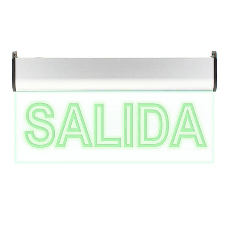 Luz de señalización con tecnología LED. Ofrece Luz de forma permanente iluminando la señalética en todo momento. 