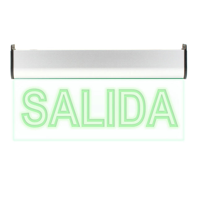 Luz de señalización con tecnología LED. Ofrece Luz de forma permanente iluminando la señalética en todo momento. 