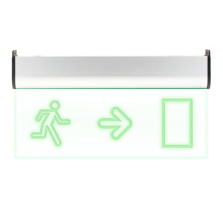 Luz de señalización con tecnología LED. Ofrece Luz de forma permanente iluminando la señalética en todo momento. 
