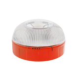 La Luz de Emergencia V16 para Vehículos Homologada DGT es una baliza con luz de alta intensidad, base magnética y resistente al agua. La luz de emergencia V16 se trata de un pequeño dispositivo que se fija al techo del vehículo y emite una luz de color ámbar, visible a gran distancia (hasta 1000m) y cuyo destello es giratorio y secuencial. Es el sustituto o complemento de los triángulos de emergencia de vehículos inmovilizados en una vía pública. También incluye función de linterna con luz blanca de alta in