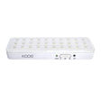 Luz LED de emergencia de máxima eficiencia, hasta 3 horas de autonomía con su batería recargable Li-ion, control de intensidad y test. Incorpora 30 led SMD2835. Luz para señalización de salidas, puertas, ascensores, zonas de paso o comunes.