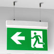 Luz de señalización y emergencia con tecnología LED. Ofrece Luz de forma permanente iluminando la señalética en todo momento. 