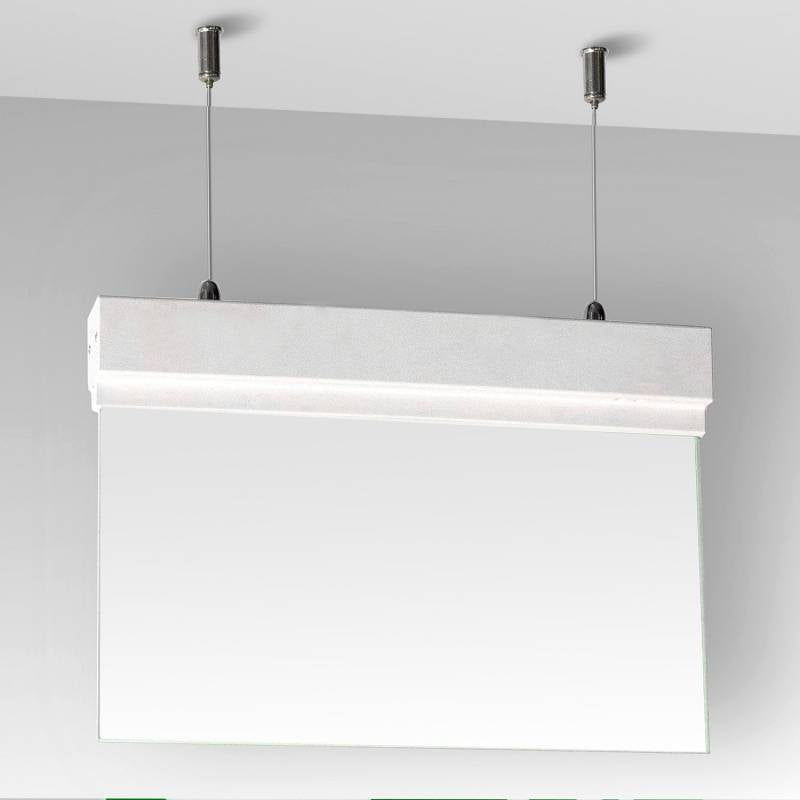 Luz de señalización y emergencia con tecnología LED. Ofrece Luz de forma permanente iluminando la señalética en todo momento. Con metacrilato óptico transparente para colocar señalética personalizada.