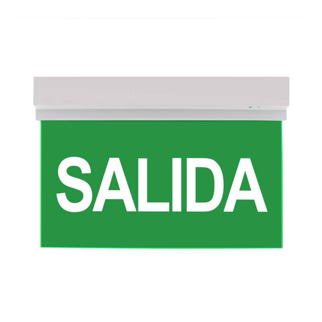 Luz de señalización y emergencia con tecnología LED. Ofrece Luz de forma permanente iluminando la señalética en todo momento. 
