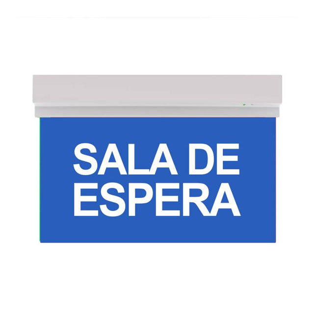 Luz de señalización y emergencia con tecnología LED. Ofrece Luz de forma permanente iluminando la señalética en todo momento. 