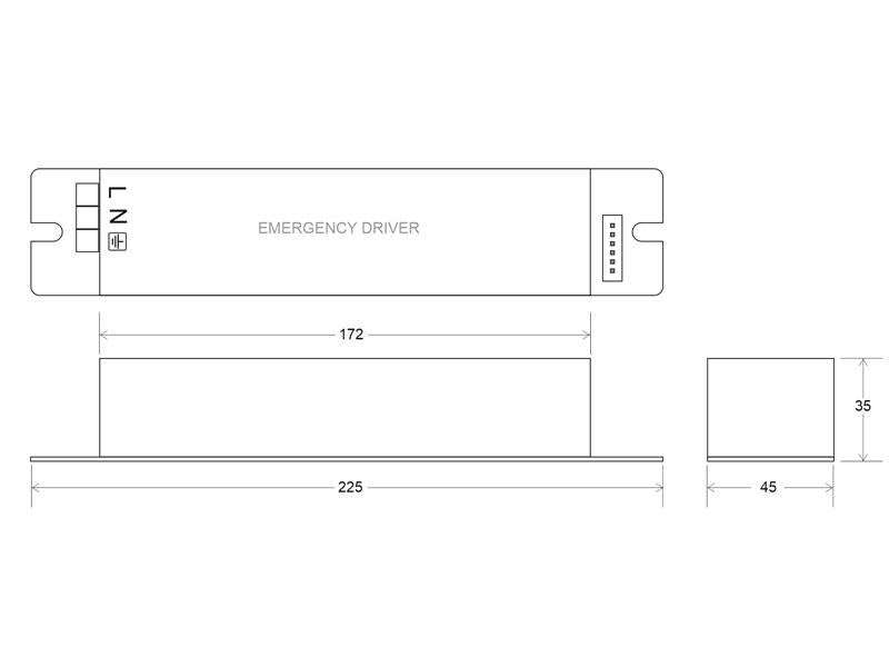 Luminaria LED de emergencia de alta calidad con diseño minimalista. Para empotrar en techo, de pequeño tamaño redondo o cuadrado (incuye marco). Más de 180 minutos de autonomía con su batería recargable de Ni-mH. Luz para señalización de salidas, puertas, ascensores, zonas de paso o comunes.