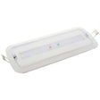 Luminaria LED de emergencia de alta calidad, incluye kit para empotrar en techo, más de 180 minutos de autonomía con su batería recargable de Ni-Cd. Configurable como Modo permanente y No permanente. Luz para señalización de salidas, puertas, ascensores, zonas de paso o comunes.