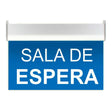 Luz de señalización con tecnología LED. Ofrece Luz de forma permanente iluminando la señalética en todo momento. Con metacrilato óptico personalizado con la señalética o textos que necesites en metacrilato fresado o vinilado en cualquier color. También cumple las funciones de lumianria de emergencia permanente.