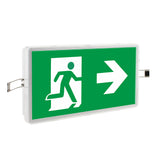 Luminaria LED de emergencia de alta calidad para instalar en superficie o empotrada, más de 180 minutos de autonomía con su batería recargable de Ni-Cd. Configurable como Modo permanente y No permanente. Luz para señalización de salidas, puertas, ascensores, zonas de paso o comunes.