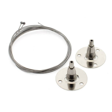 Kit de suspensión para las carpetas Poster LED. 2 Unidades. Largo del cable 1.5m.