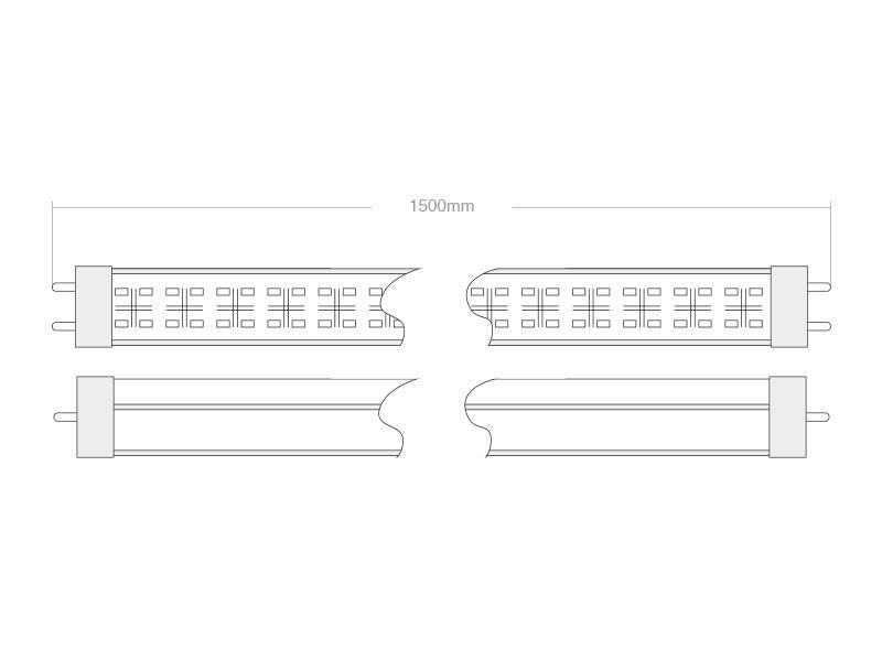 Tubo led de luz rosada INTENSO que potencia el color de las carnes, especialmente indicada para la instalación en lineales refrigerados o en todas las instalaciones que iluminan alimentos. Aumentan Sustituyen a los actuales tubos fluorescentes ahorrando más del 50% de energía. Los tubos LED ofrecen una mejor calidad de luz (más brillante), no tiene parpadeos ni radiaciones ultravioleta y su encendido es inmediato. Son de fácil sustitución, no requieren mantenimiento y aseguran una alta durabilidad.