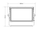 Foco proyector LED diseñado para el alumbrado profesional para las más altas exigencias en recintos deportivos a niveles de competición, el alumbrado de muelles, aeropuertos, grandes parking, rotondas, etc. Fabricado con la máxima calidad, chip led SAMSUNG 140lm/w y driver MEAN WELL con garantía de 5 años. Regulable 1-10V