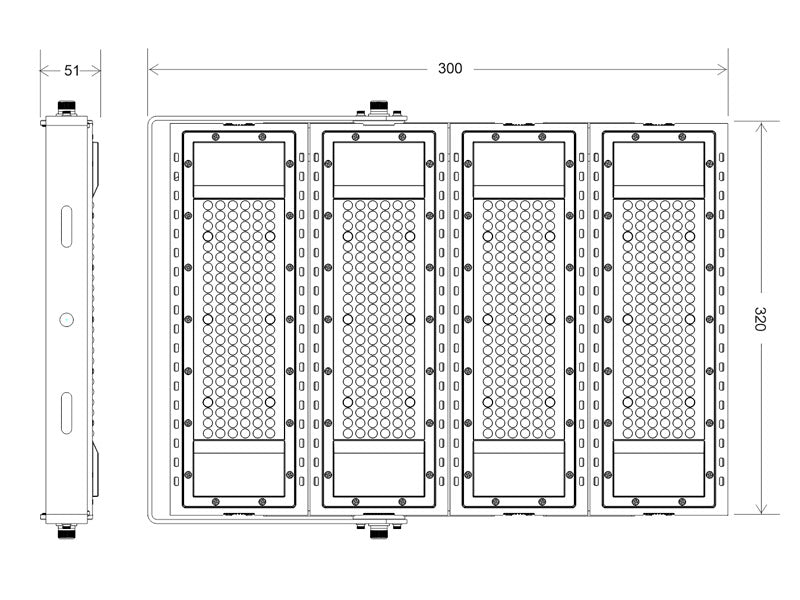 Foco proyector orientable de exterior LED de altas prestaciones . De elevada potencia lumínica y máxima eficiencia energética. Carcasa de aluminio de inyección con radiador que garantiza una eficiente disipación del calor. Con óptica de 90° para alumbrado de distancias largas.