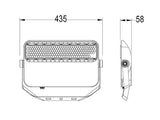 Foco proyector LED diseñado para el alumbrado profesional para las más altas exigencias en recintos deportivos a niveles de competición, el alumbrado de muelles, aeropuertos, grandes parking, rotondas, etc. Fabricado con la máxima calidad, chip led LUMILED 140lm/w y driver SOSEN.