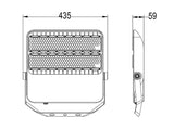 Foco proyector LED diseñado para el alumbrado profesional para las más altas exigencias en recintos deportivos a niveles de competición, el alumbrado de muelles, aeropuertos, grandes parking, rotondas, etc. Fabricado con la máxima calidad, chip led LUMILED 140lm/w y driver SOSEN.