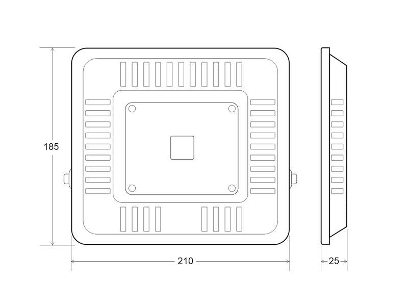 Proyector con chip led diseñado para el cultivo de interior. Estimula el crecimiento de las plantas combinando los espectros lumínicos ideales para el crecimiento. No emiten calor y la planta no sufre quemaduras ni se deshidratan. Ofrece un espectro completo de color de luz rojo para todas las fases de crecimiento y floración de las plantas.