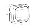 Todo en uno y multifunción: Carga por panel solar integrado o cable USB-C. Power bank para recarga de otros dispositivos. Selector de color de luz y de nivel de intensidad. Luz de emergencia. Indicador de carga de batería. Soporte ajustable y magnético.