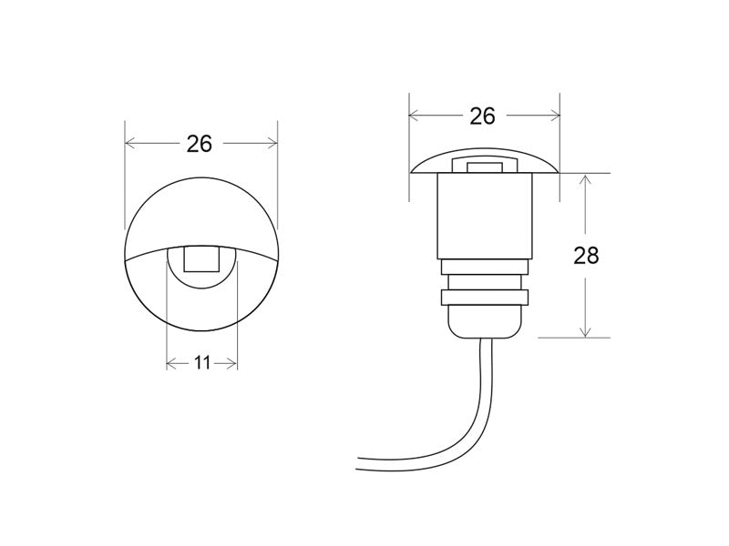 Spot de exterior de mínimo tamaño y máxima calidad. Fabricado en acero inoxidable 316 y chip led CREE. Permite su instalación en cualquier lugar. Alto índice de reproducción cromática (CRI) y fuerte grado de protección IP67.