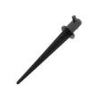 Estaca de aluminio de alta calidad para focos LED. La pica es perfecta para usar en zonas de alta humedad. El pincho tiene un peso mínimo, una alta resistencia al polvo y a la humedad. Esta estaca para focos LED de montaje fácil permite que puedan ser usados en cualquier superficie de tierra de una manera cómoda y segura.