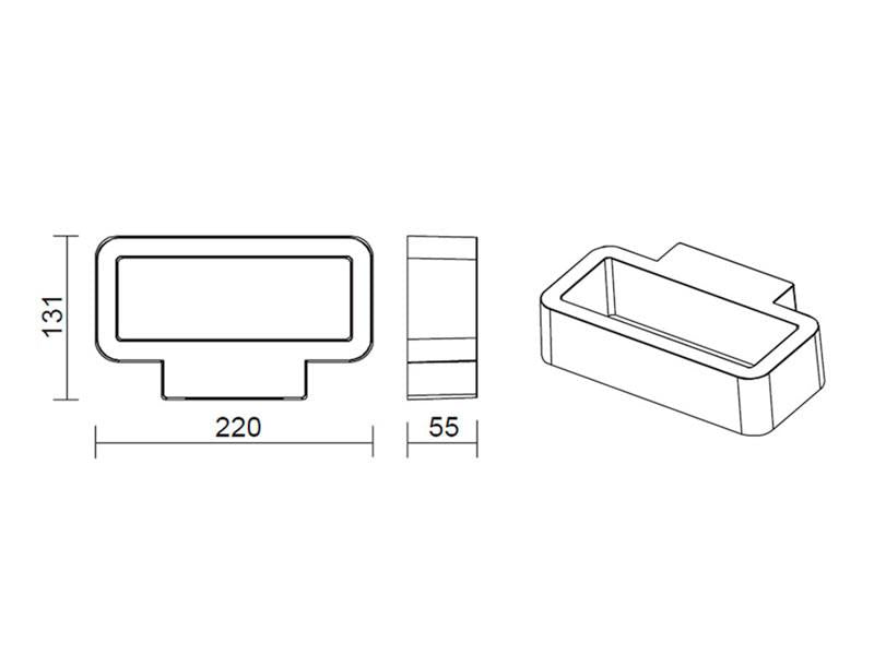 Luminaria led realizada en aluminio de gran calidad y lacado en color gris pavonado para la iluminación de paramentos verticales. Emite un haz de luz sin emisión de calor y gran eficiencia. Lámpara ideal para combinar diferentes tipos de iluminación tanto en interiores como en exteriores.