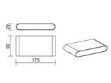 Luminaria led realizada en aluminio de gran calidad y lacado en color gris pavonado para la iluminación de paramentos verticales. Emite un haz de luz sin emisión de calor y gran eficiencia. Lámpara ideal para combinar diferentes tipos de iluminación tanto en interiores como en exteriores.