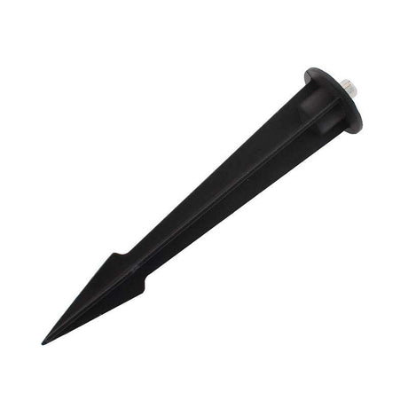 Estaca de aluminio de alta calidad para focos LED. La pica es perfecta para usar en zonas de alta humedad. El pincho tiene un peso mínimo, una alta resistencia al polvo y a la humedad. Esta estaca para focos LED de montaje fácil permite que puedan ser usados en cualquier superficie de tierra de una manera cómoda y segura.